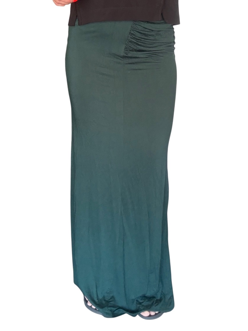 Long green skirt NWOT